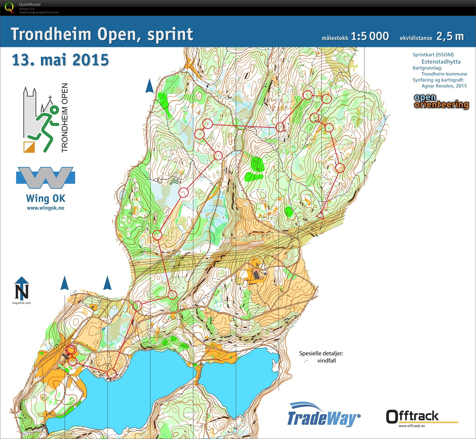 Trondheim Open, skogssprint (13.05.2015)