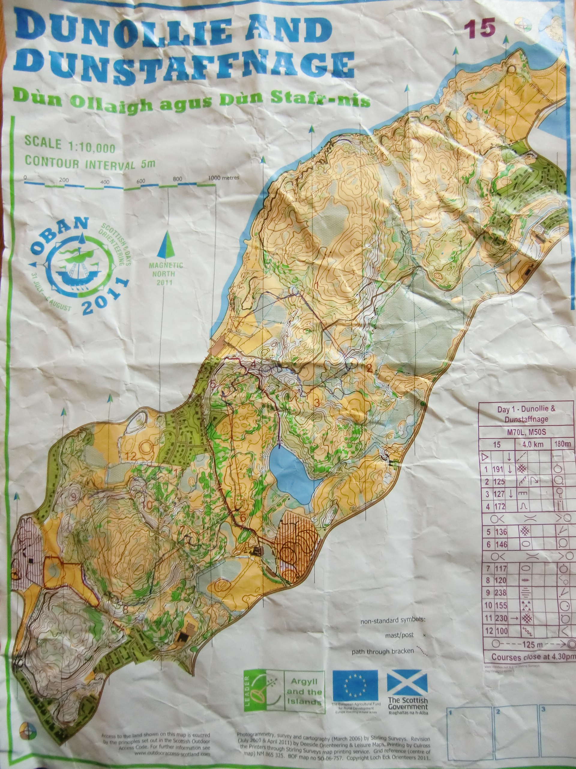 Johs Gjesdal: Skotsk 6-dagers etappe 1 (04/08/2011)